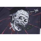 Godspeed Skull Tie-Dye T-Shirt Black