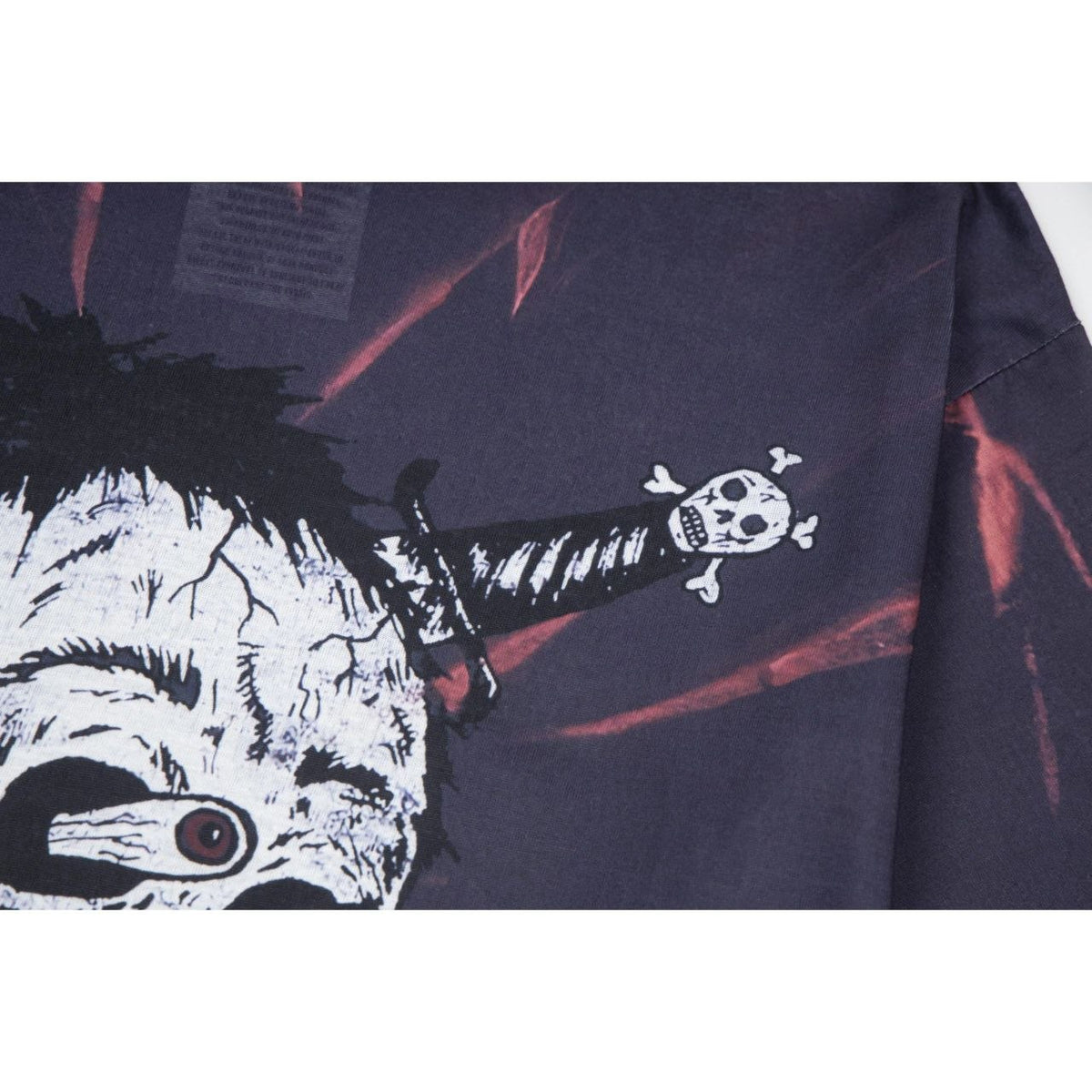 Godspeed Skull Tie-Dye T-Shirt Black