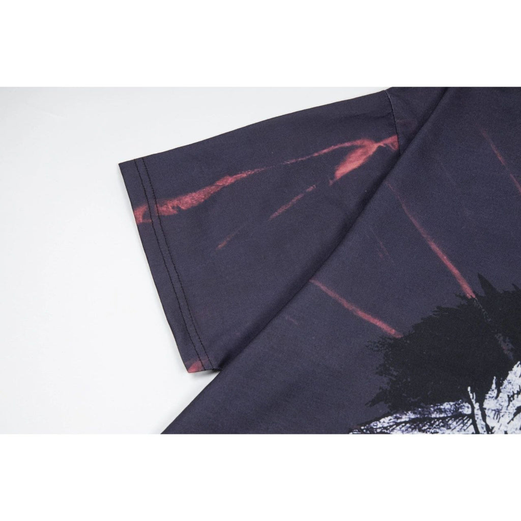 Godspeed Skull Tie-Dye T-Shirt Black