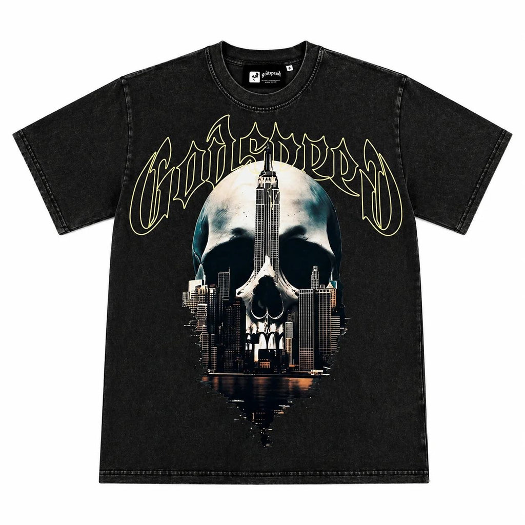 Godspeed Skull City T-Shirt Black