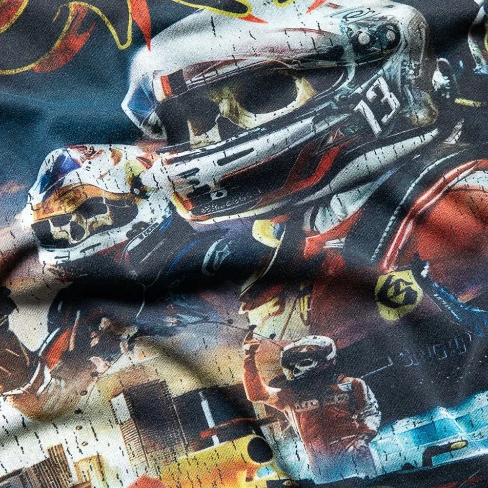 Godspeed Front Runners Tee Grey Wash
