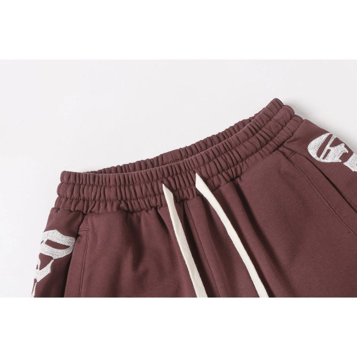 Godspeed Logo Sweat Shorts Brown