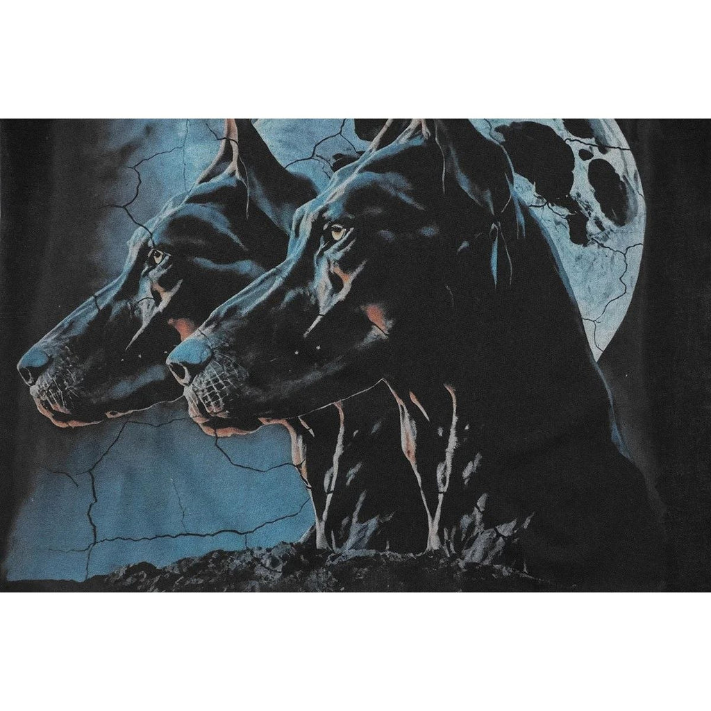 Godspeed Doberman Moon T-Shirt Black