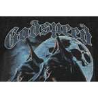 Godspeed Doberman Moon T-Shirt Black