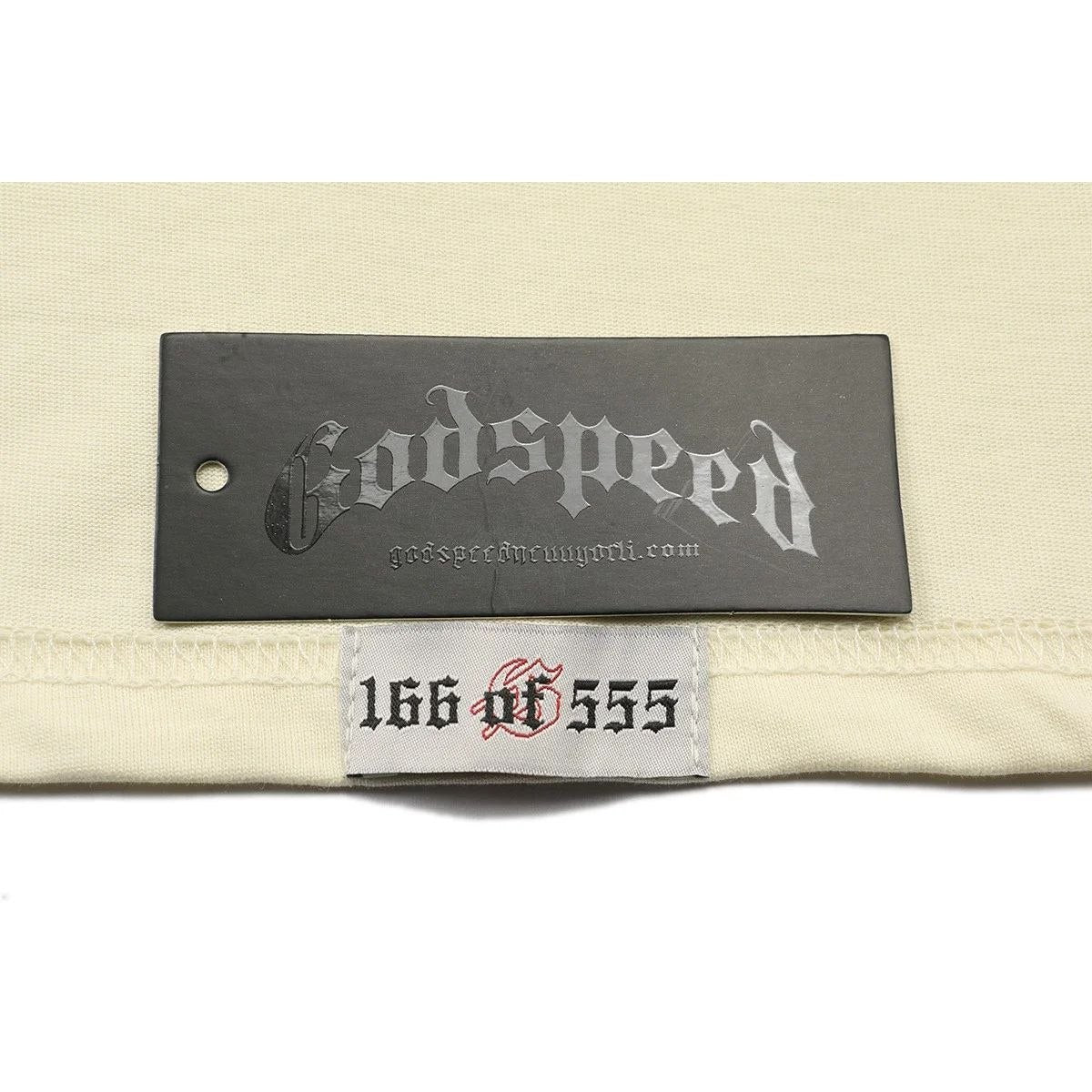 Godspeed Cyber Skull T-Shirt Beige