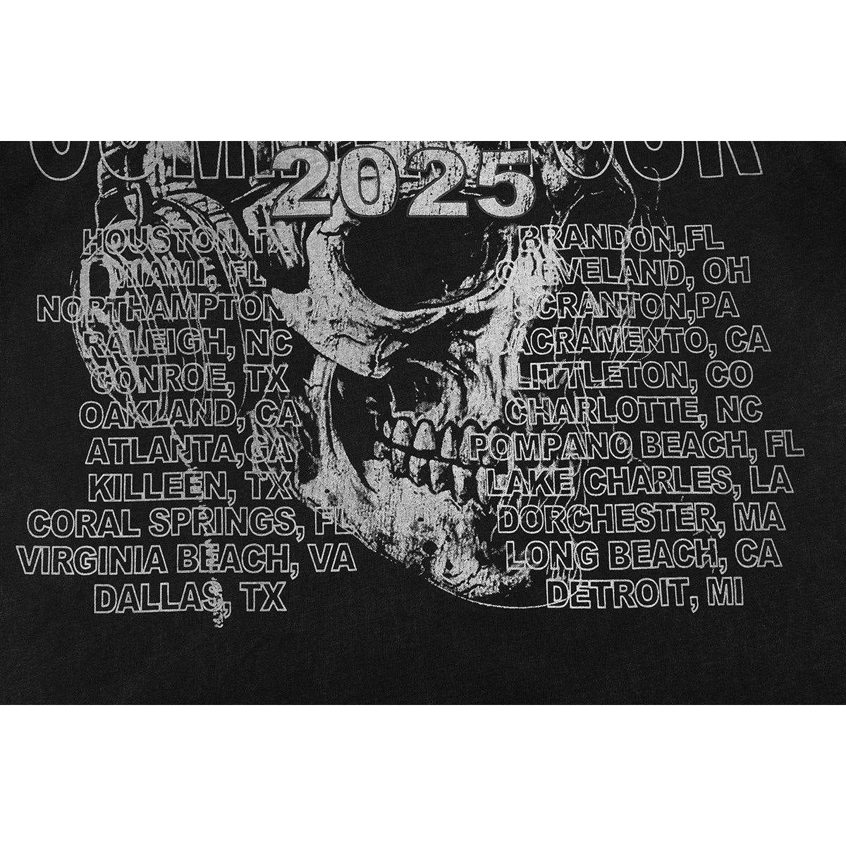 Godspeed Skull Tour 2025 T-Shirt Black