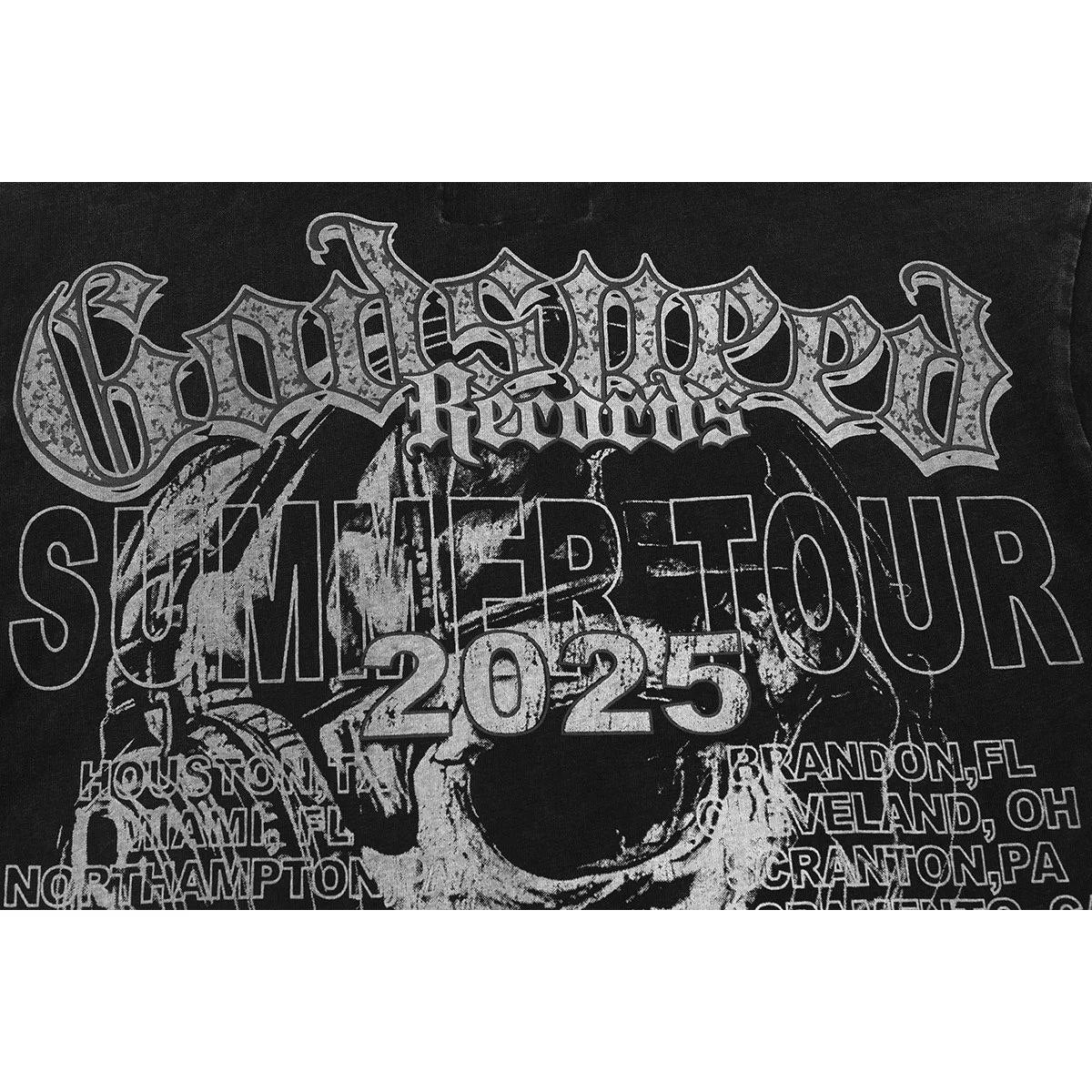 Godspeed Skull Tour 2025 T-Shirt Black