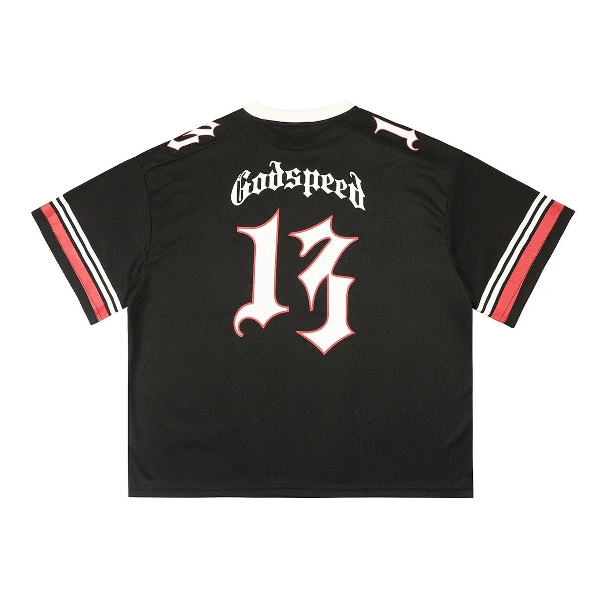 Godspeed Skull Jersey T-Shirt Black