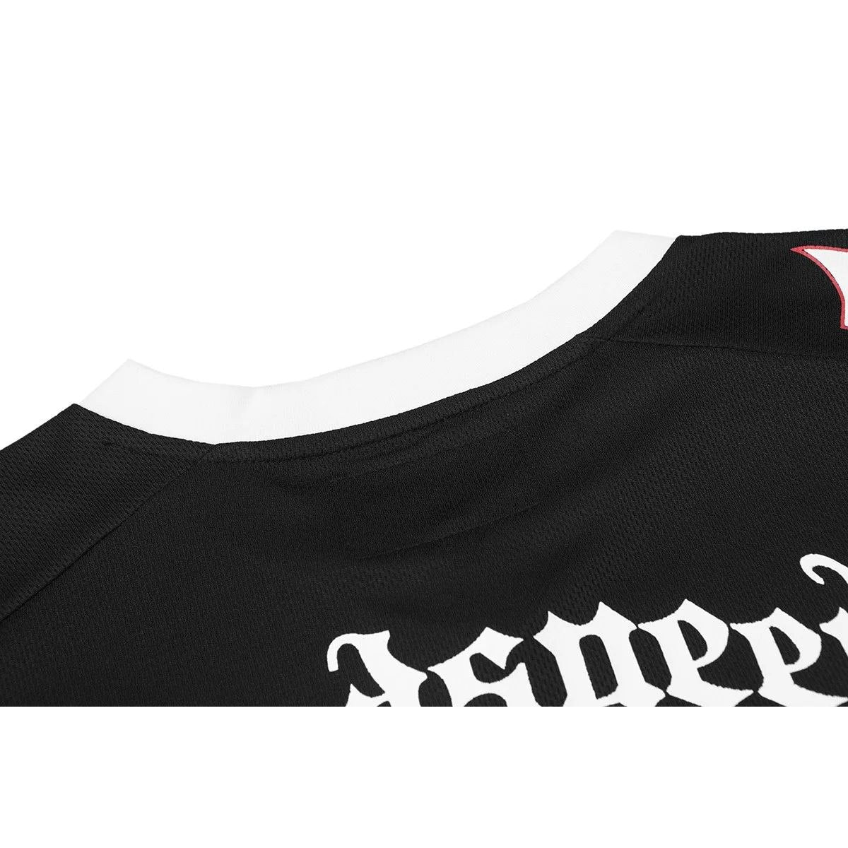 Godspeed Skull Jersey T-Shirt Black