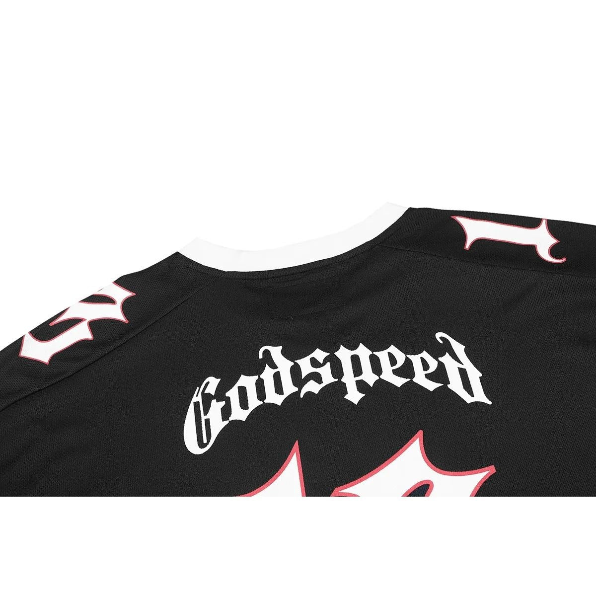 Godspeed Skull Jersey T-Shirt Black
