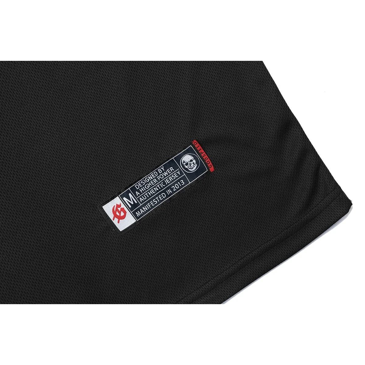 Godspeed Skull Jersey T-Shirt Black