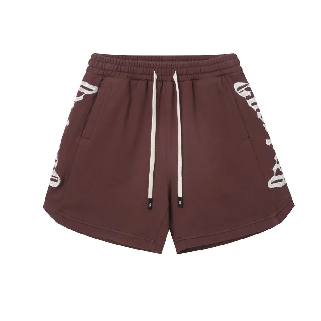 Godspeed Logo Sweat Shorts Brown