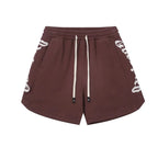Godspeed Logo Sweat Shorts Brown