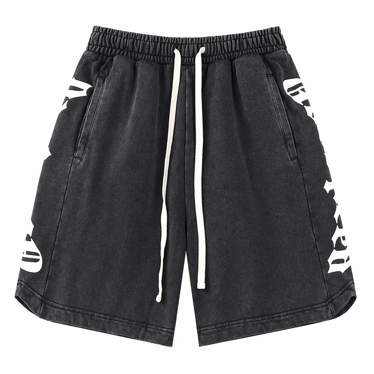 Godspeed Washed Logo Shorts Black