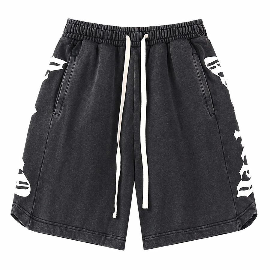 Godspeed Washed Logo Shorts Black