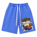 Godspeed Miami Graphic Shorts Blue