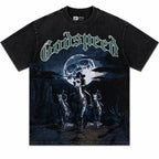 Godspeed Midnight Riders Skull T-Shirt Black