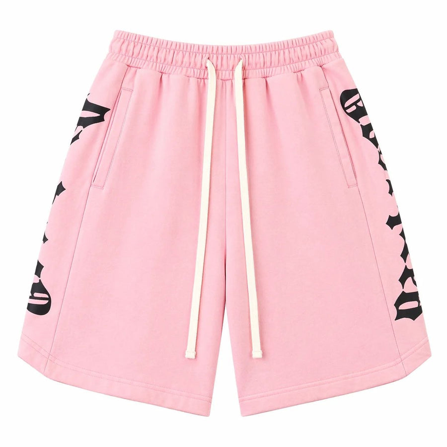 Godspeed Washed Logo Shorts Pink