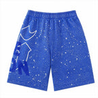 Godspeed The Moon Shorts Blue