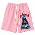 Godspeed Shark Skeleton Shorts Pink