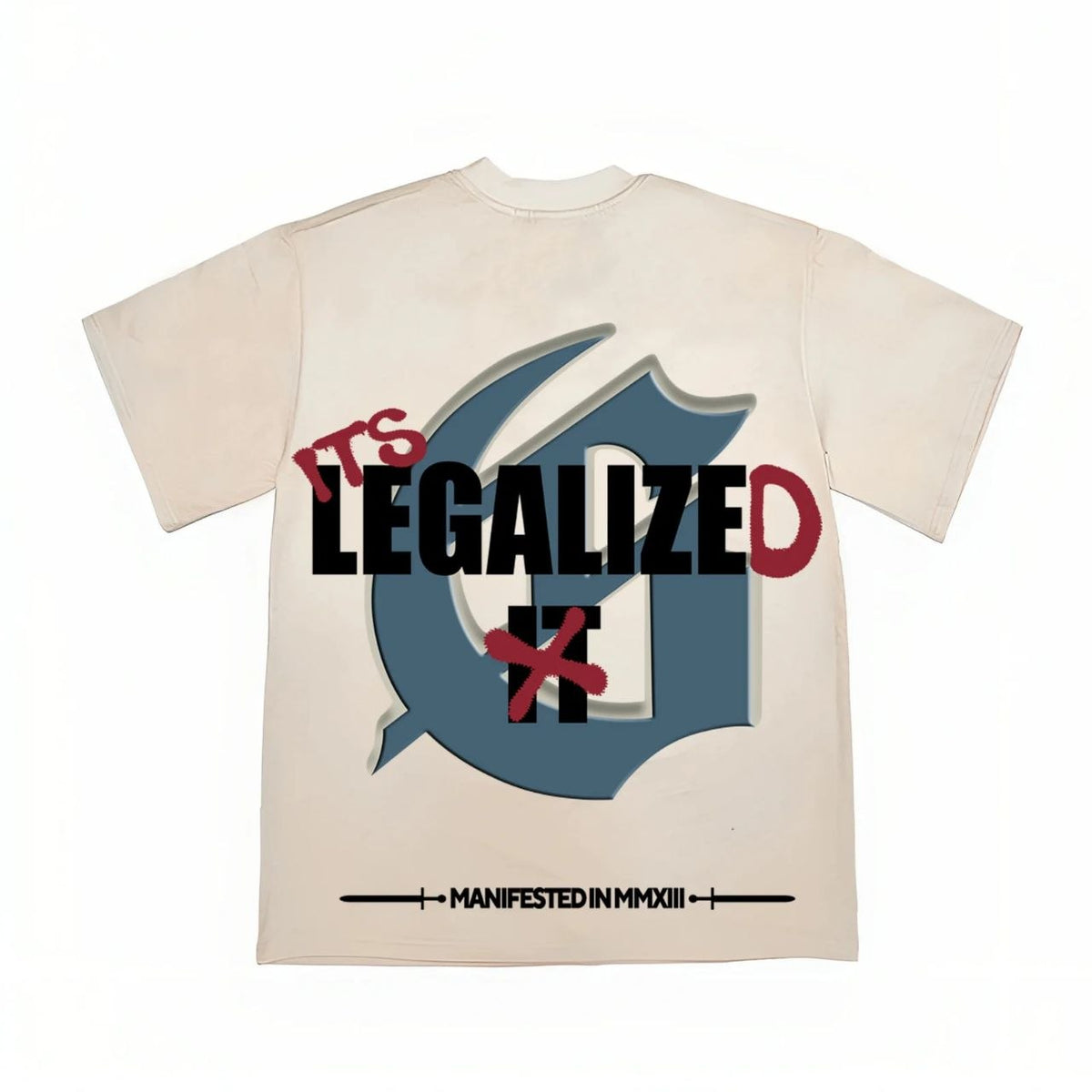 Godspeed Skeleton Jungle T-Shirt Beige
