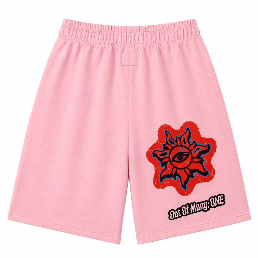 Godspeed Shark Skeleton Shorts Pink