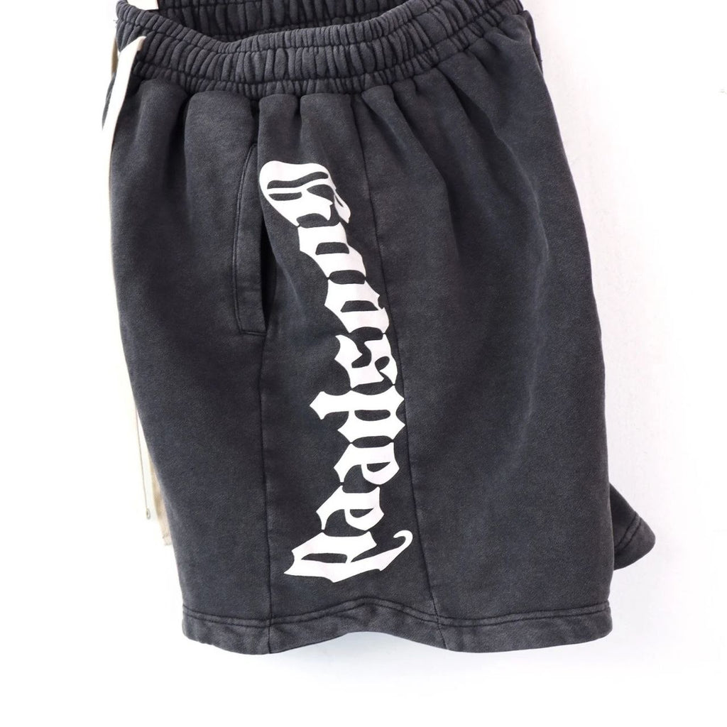 Godspeed Washed Logo Shorts Black