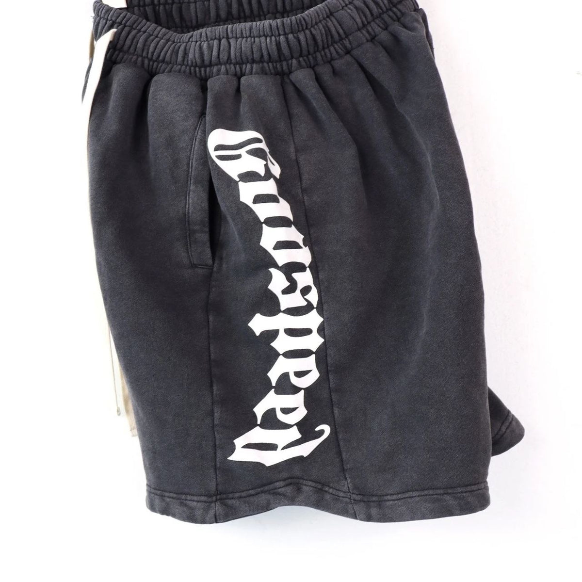Godspeed Washed Logo Shorts Black