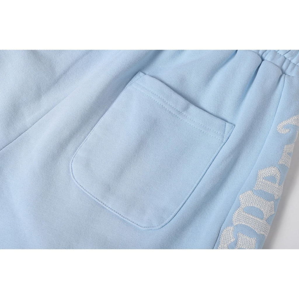 Godspeed Logo Sweat Shorts Light Blue