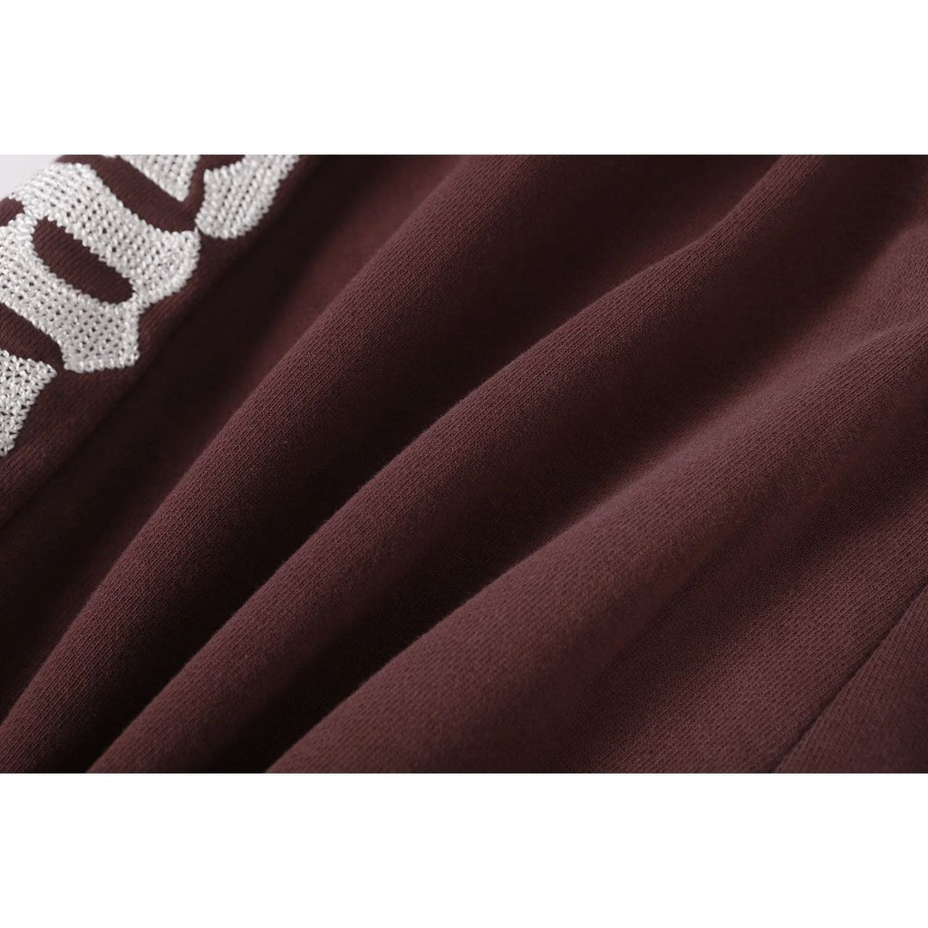 Godspeed Logo Sweat Shorts Brown