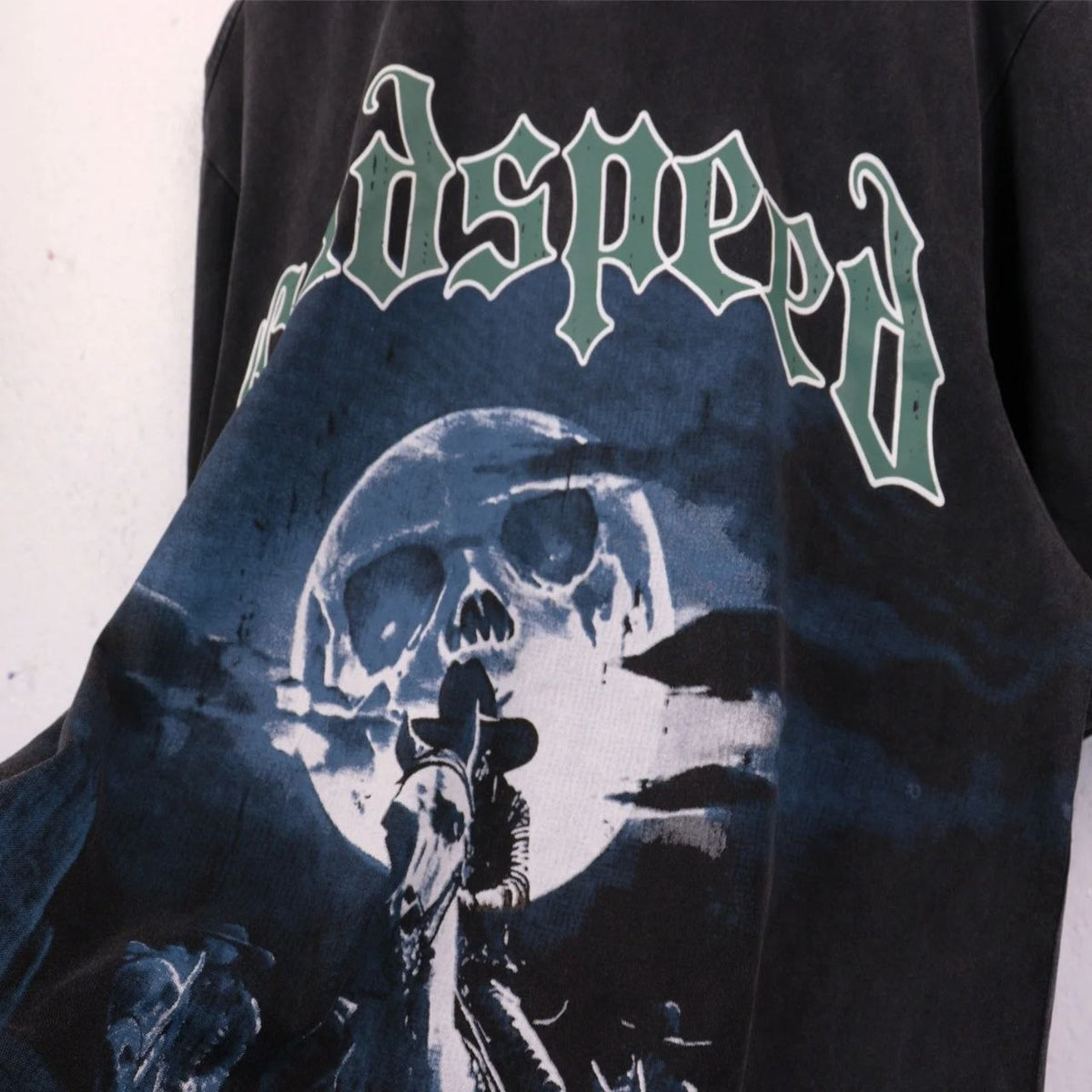 Godspeed Midnight Riders Skull T-Shirt Black