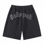 Godspeed Skull Rider Shorts Black