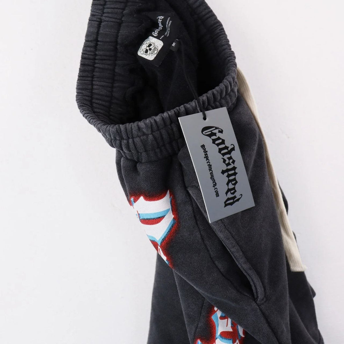 Godspeed Side Graphic Shorts Black