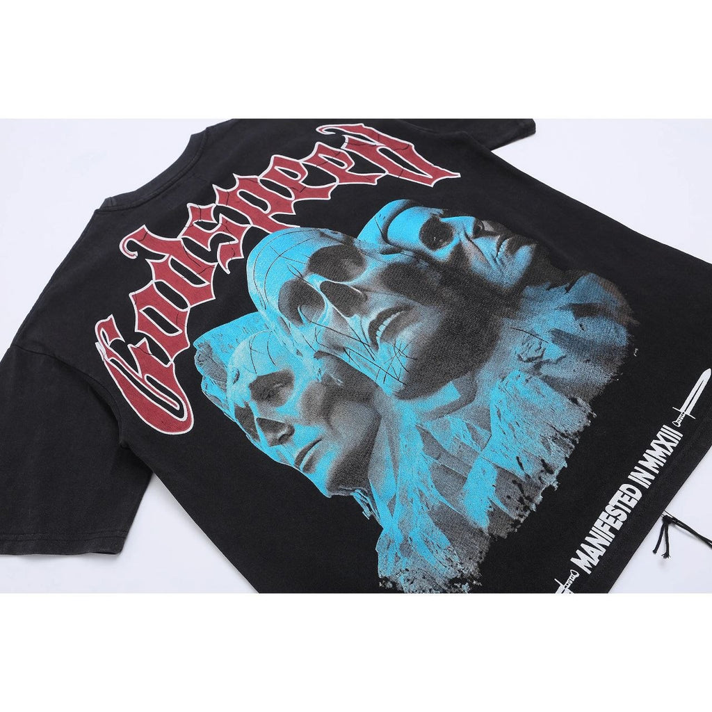 Godspeed Stone Faces T-Shirt Black