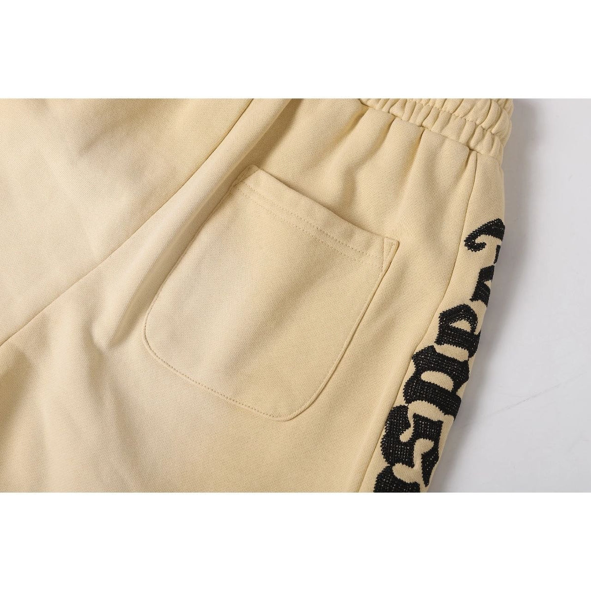 Godspeed Logo Sweat Shorts Beige