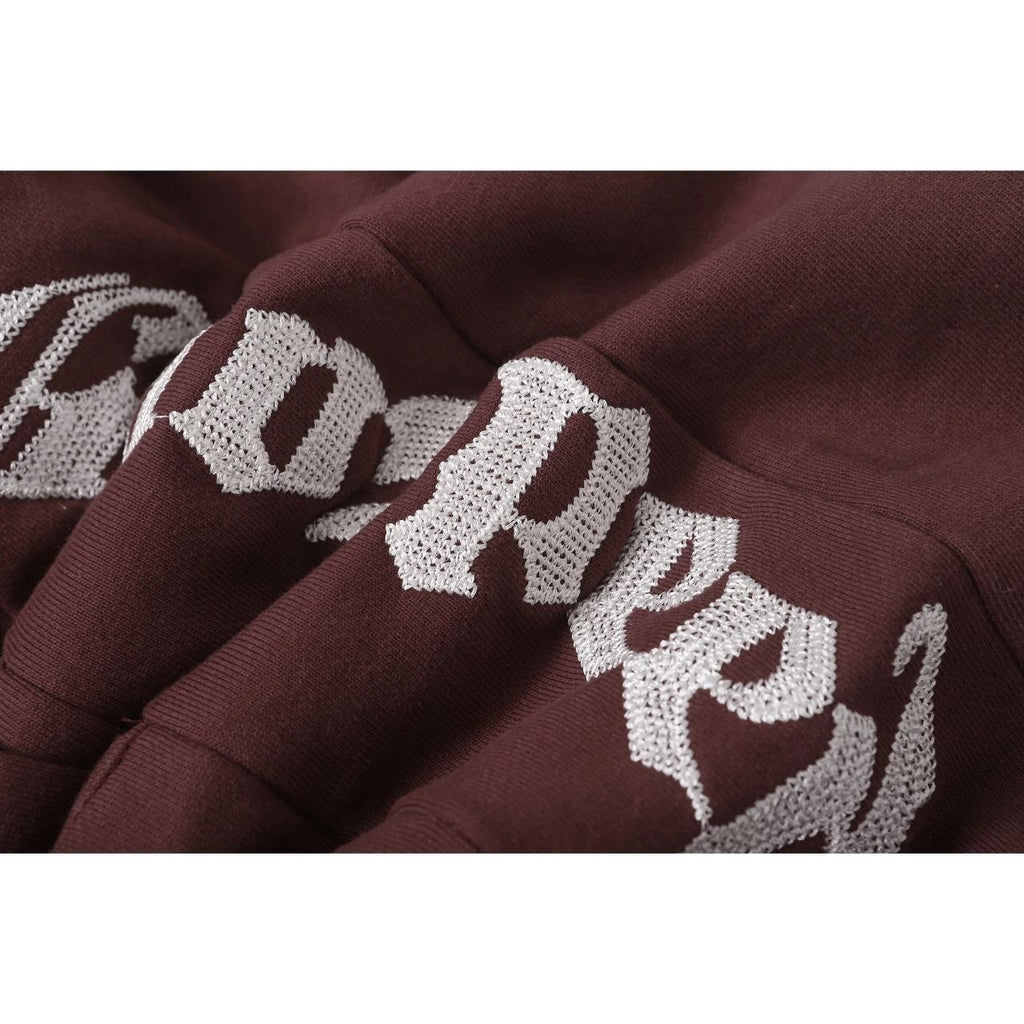 Godspeed Logo Sweat Shorts Brown