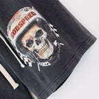 Godspeed Skull Rider Shorts Black