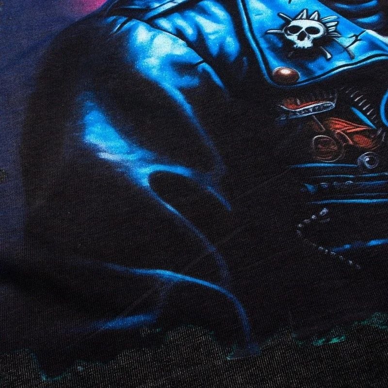 Godspeed Skull Reflection T-Shirt Black