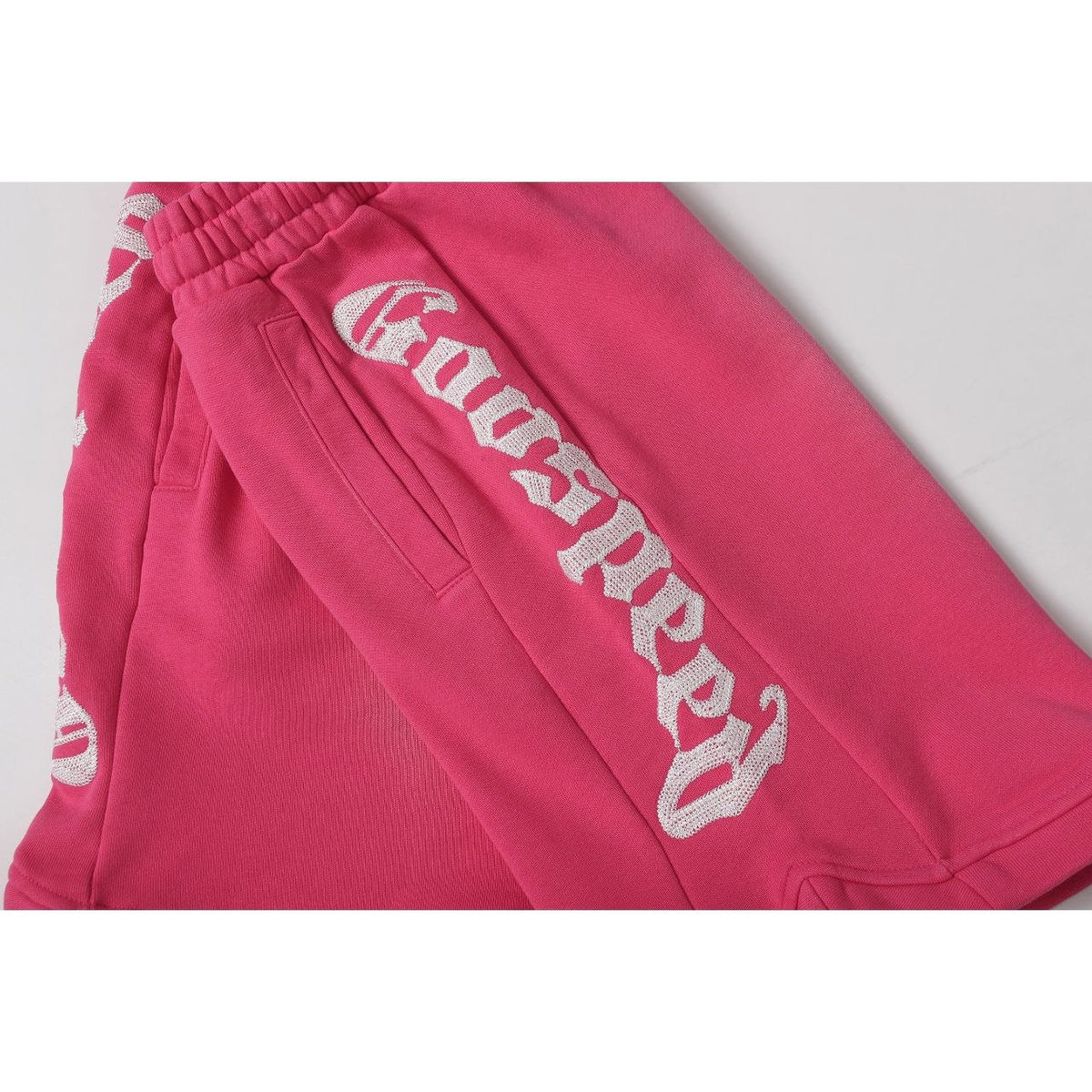 Godspeed Logo Sweat Shorts Pink Bright