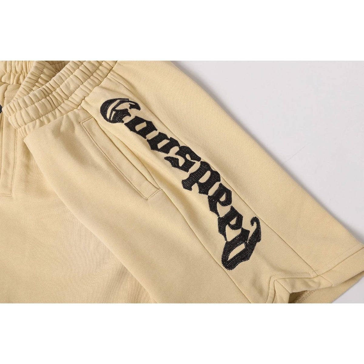 Godspeed Logo Sweat Shorts Beige