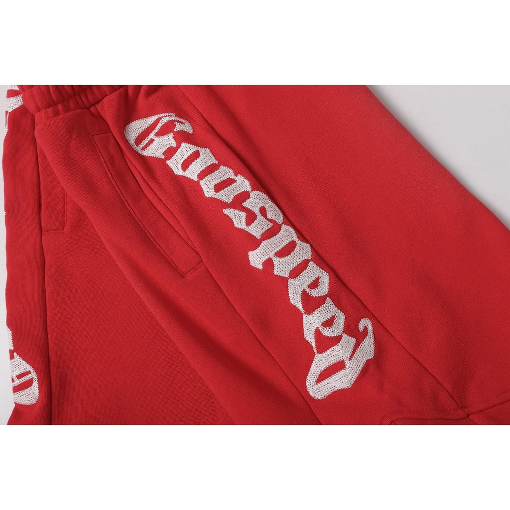 Godspeed Logo Sweat Shorts Red