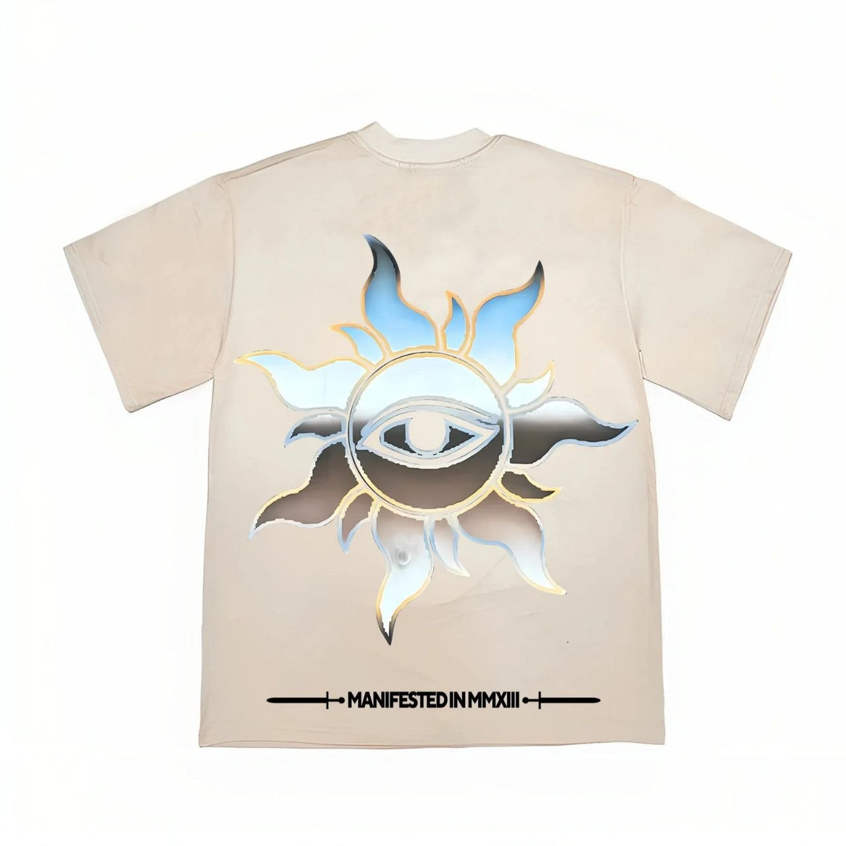 Godspeed Cowboy Skull T-Shirt Beige