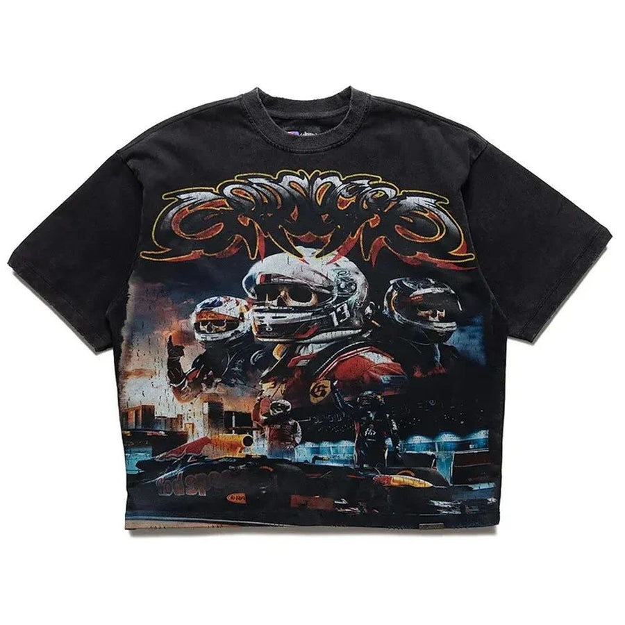 Godspeed Front Runners Tee Black