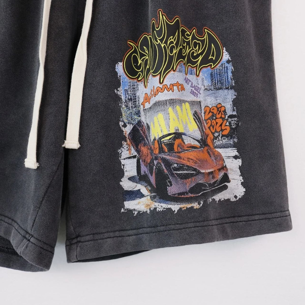 Godspeed Miami Graphic Shorts Black