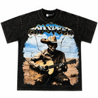Godspeed Cowboy Skull T-Shirt Black