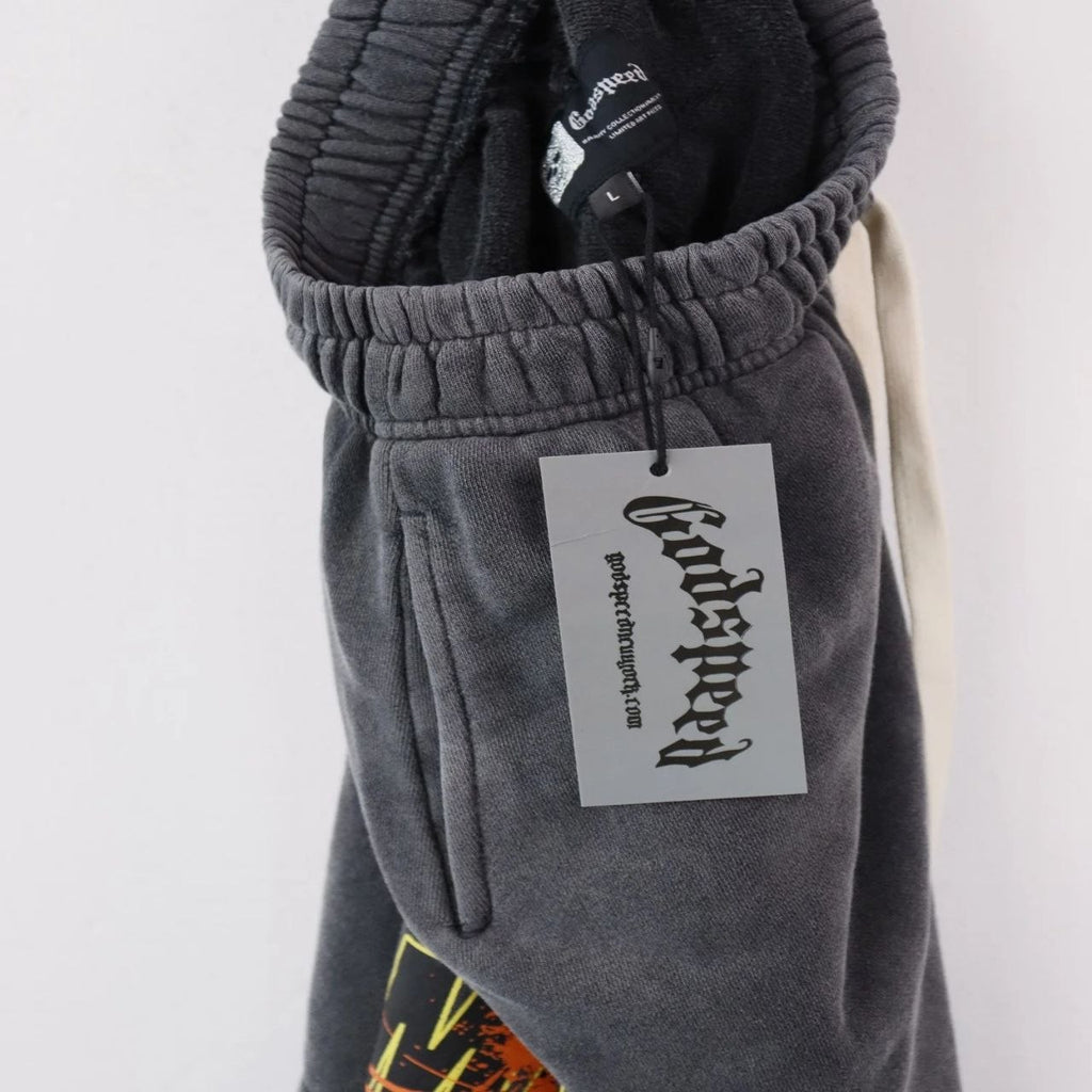 Godspeed Miami Graphic Shorts Black