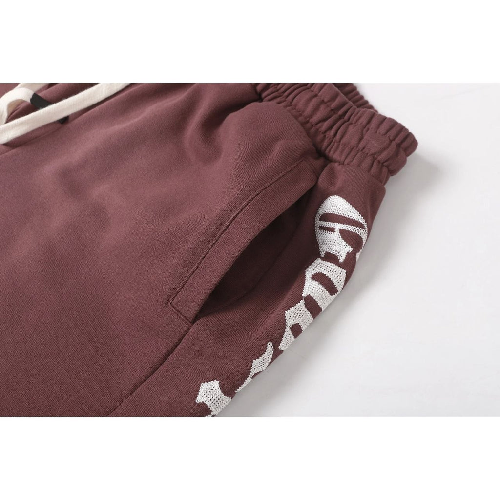 Godspeed Logo Sweat Shorts Brown
