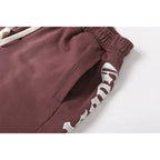 Godspeed Logo Sweat Shorts Brown
