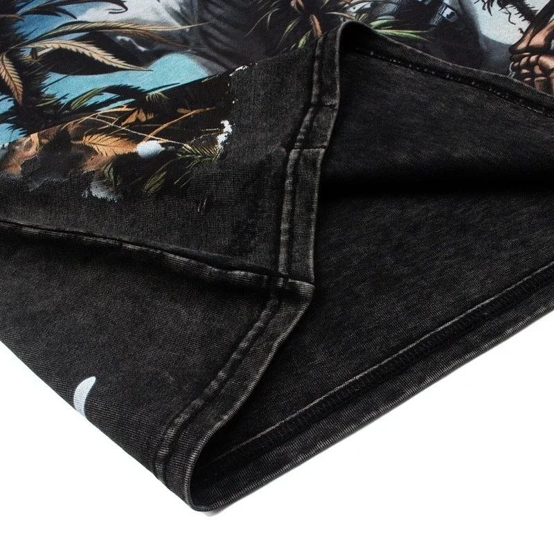 Godspeed Skeleton Jungle T-Shirt Black