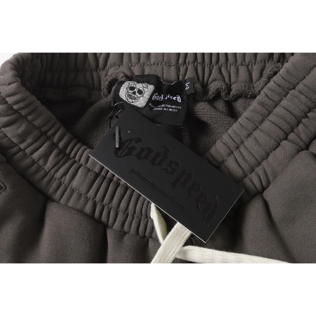 Godspeed Logo Sweat Shorts Dark Gray